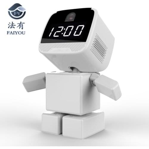 Wireless Square Block Robot WIFI Camera IP P2P CCTV Cam Baby Monitor Surveillance HD H.264 Lens IR Night Vision for Android or I