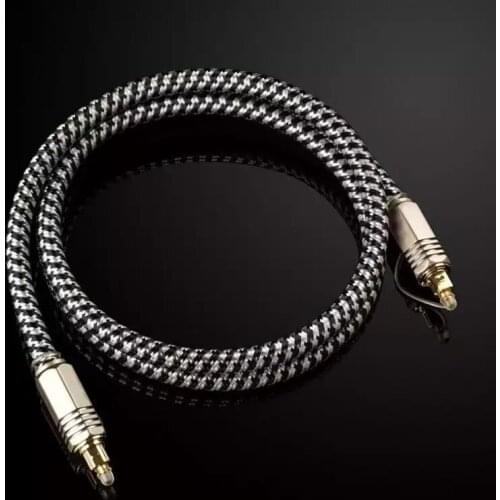 Digital Audio Extension Wire Optical Audio Cable SPDIF Optical Fiber Square to Square Mouth For TV BOX Amplifier Cable