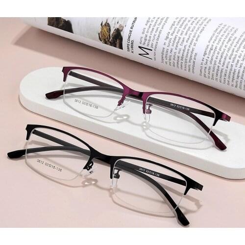 Business Thin-leg Metal Rectangular Casual Reading Glasses Luxury Optical Eyeglasses Men Women+1 +1.5 +2 +2.5+3 +3.5 +4