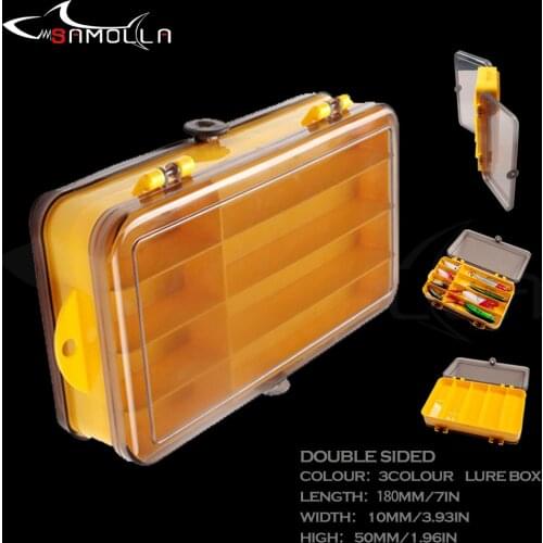 Double Sided Fishing Tackle Box Lure Hook Fishing Bait Lure Hook Storage Box Storage Box Multi-function Fish Accessories Storage