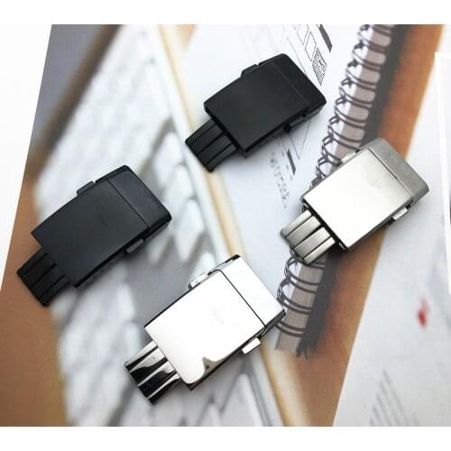 Brand quality Thick Stainess Steel Buckle for Breitling Watchband 20mm Polishing Matt Double Click Clasp Men Watch strap tools