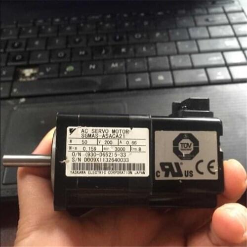 Used Tested Working SGMAS-A5ACA21 AC SERVO MOTOR