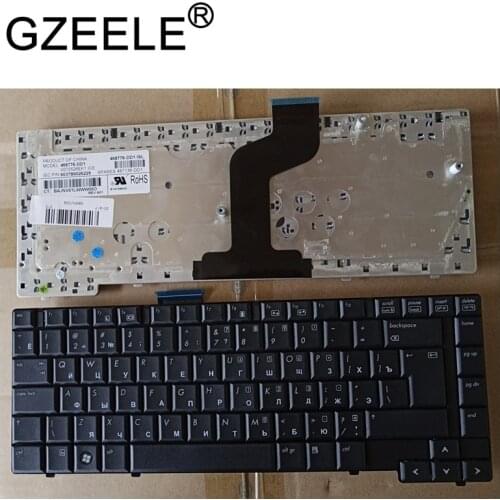 GZEELE new RU Laptop keyboard FOR HP Compaq 6730B 6735B 6531B 6730p Replace russian layout black color