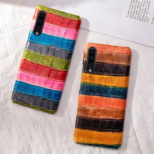 Leather Phone Case For Samsung Galaxy A30s A40 A50 A70 S7 S8 S9 S10e Plus Note 8 9 10 plus Case For A5 A7 j5 j7 2017 j6 A8 2018