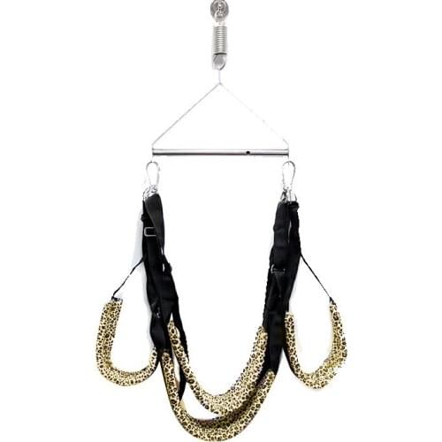 Leopard Sex Swing Chairs Tripod Hot Funny Love Swing Sex Toy for Couples Women Bdsm bondage set Adult games Erotic SM toys