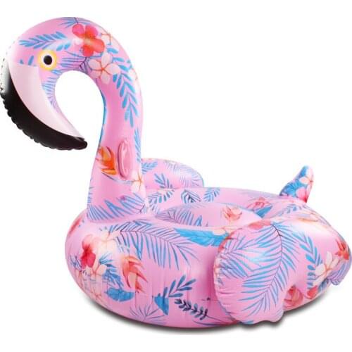 Flamingo Inflatable Mount Floating Air Cushion Inflatables PVC Floating Bed Floating Row Swimming Ring Inflable Flamingo