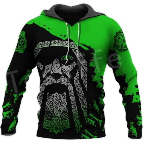 Tessffel Viking Tattoo Viking Warriors Legend New Fashion Trucksuit 3DPrint Funny Unisex Zipper/Sweatshirts/Hoodies/Jacket C-17