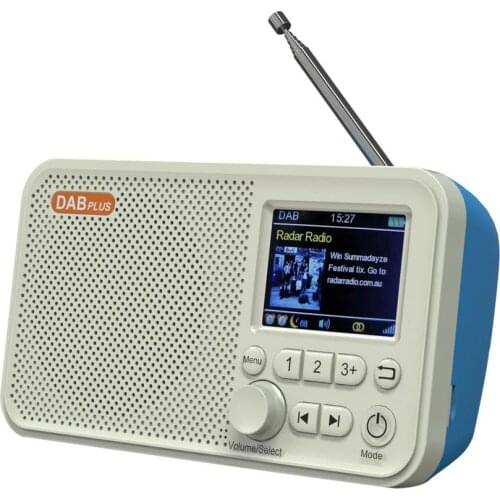 Mini Portable Digital Radio 2.4 Inch Color LED Display DAB / DAB + FM Digital Radio Supports SD Card Bluetooth MP3 Player