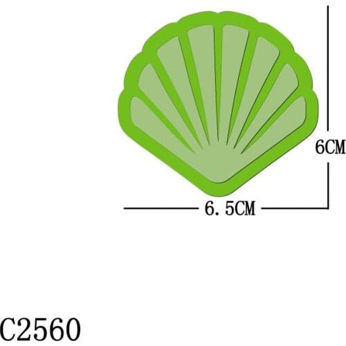 New Scallop, Shell, Bow Wooden die Scrapbooking C2560 Cutting Dies Multiple sizes