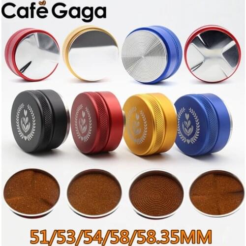 51/53/54/58.35mm Adjustable Stainless Steel Coffee Espresso Tamper Distribution Tool Available For Most Portafilter Barista Tool