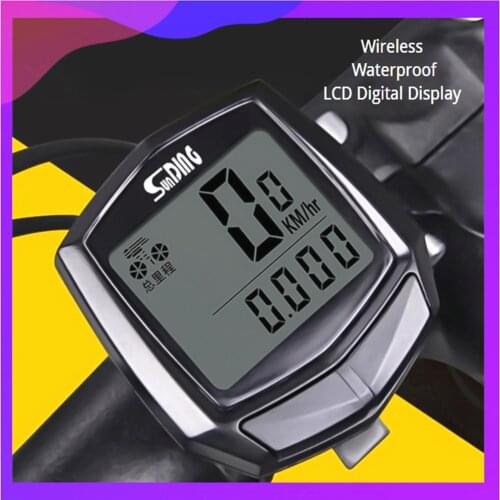 SD-581 Bike Computer Multifunctional Wireless Bicycle Sensor MTB Road Bike Speedometer / Stopwatch With LCD Digital Display