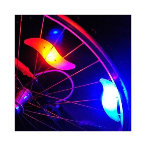 Bicycle Spoke Light Bike Wheel Light 3Flash Mode MTB Bicycle Wheel Neon Nipples Light Night Cycling Warning Lamp Bike Accessores