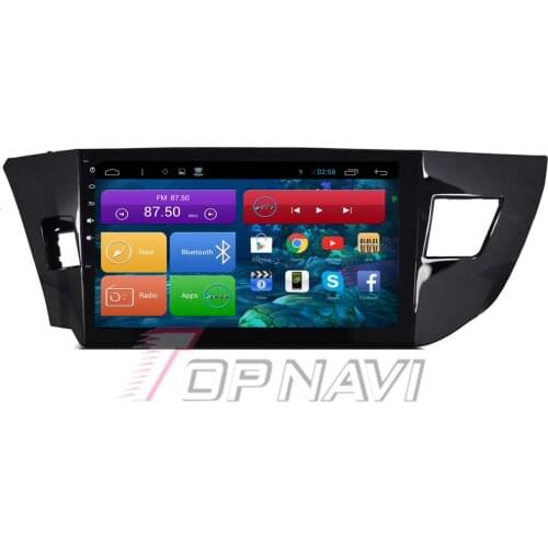 Topnavi Quad Core Android 6.0 Car GPS Navigation for Toyota Levin 2015 Autoradio Multimedia Audio Stereo,NO DVD