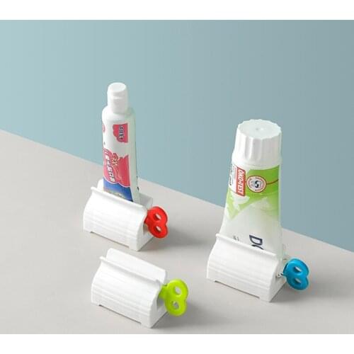 Toothpaste Tube Squeezer Easy Squeeze Paste Dispenser Roll Holder Bathroom Toothpaste Accessories Plastic Toothpaste Squeezing