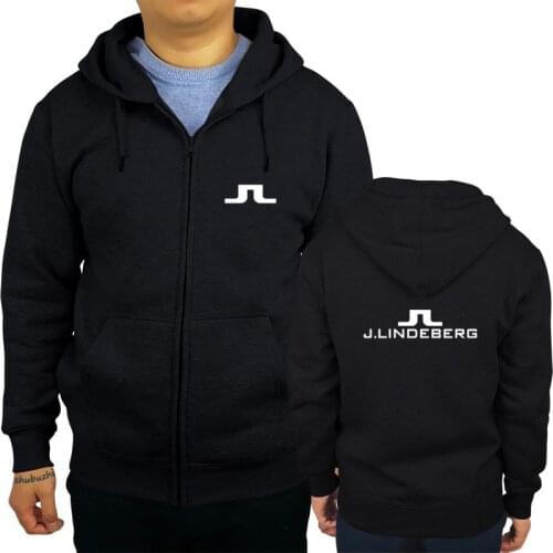 Logo Vintage hoodie J Lindeberg Golfer Free Shipping Cotton S-3XL sweatshirt Men Comical zipper MenS sweatshirt sbz6273