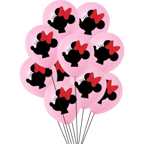 10pcs Mickey Mouse Party Latex Balloons Adult Birthday Party Decorations kids Globos Cumpleanos Infantiles Baby Shower Supplies