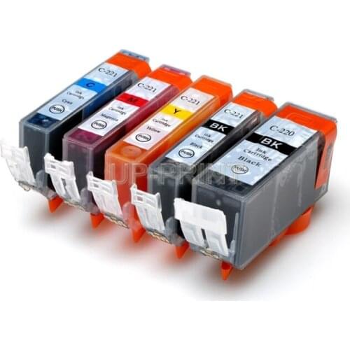 UP 10pcs PGI-220 CLI-221 Compatible Ink Cartridge for Canon Pixma PIXMA IP3600/IP4600/IP4700 MX860 MX870 MP550 MP560/MP620