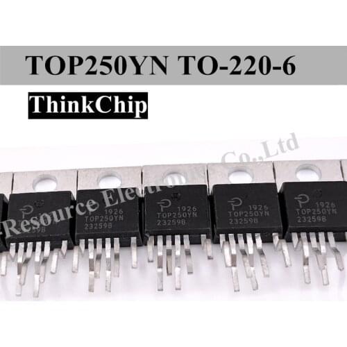 10pcs) TOP250YN TO-220-6 TOP250YY TO220 TOP250 TOPSwitch-GX Family Extended Power Integrated Off-line Switcher