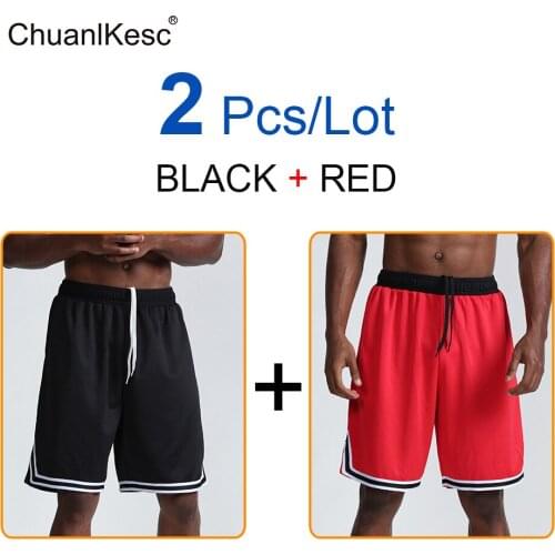 2 pcs/lot Mens Shorts Gym Men Sports Athletic Running Sport Fitness Mens Basketball Jogging Quick Dry Man Short Pants New 2020