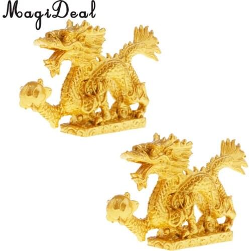 2pcs Chinese Zodiac Twelve Statue Dragon Statue Ornament Home Furnishings #1