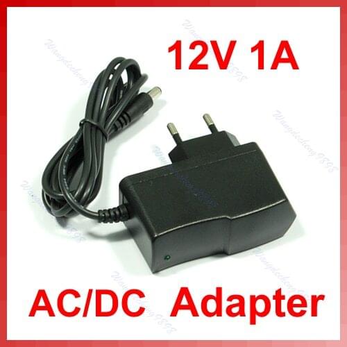 B2EF EU Plug 1000mA 12V 1A AC DC Plugtop Power Adapter Supply