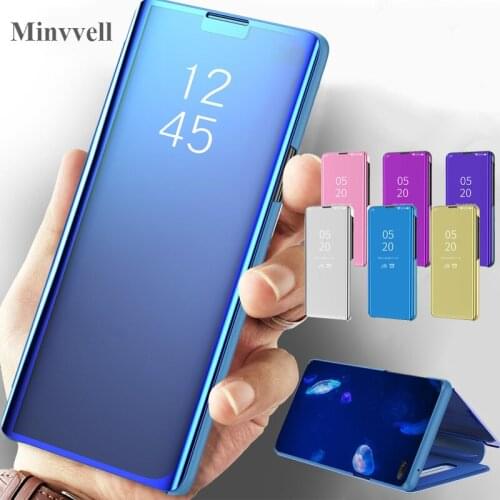 Case For Samsung Galaxy S10 5G S10 Plus S10e A30 A50 A70 Smart Mirror Clear View Cover S10 5g M20 M30 A7 A8 A9 2018 Stand Case