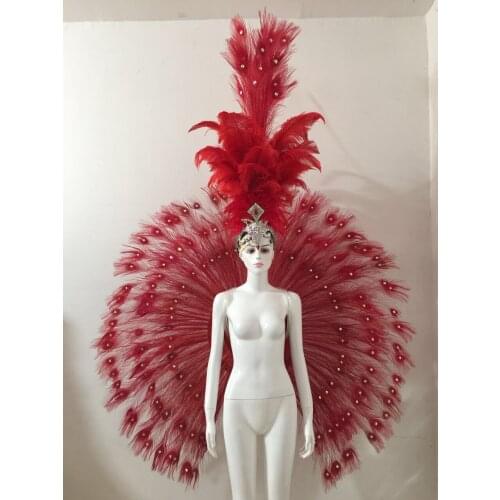 Lo spettacolo di danza copricapo di piume di accessori di abbigliamento La FESTA La Maschera IL Festival