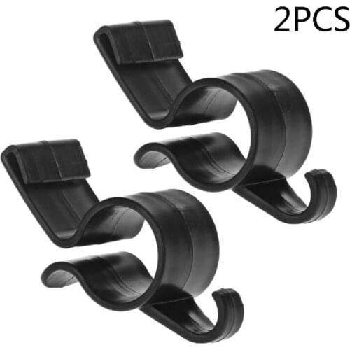2Pcs Car Rear Mounting Bracket Umbrella Holder Automobile Organizer For Umbrella Hanging Hooks For Travelling A0NE