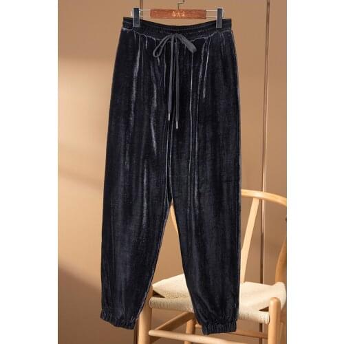 Guesod Women's Velvet Trousers