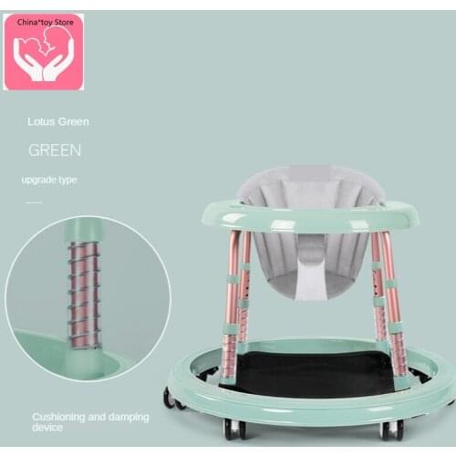 Hot-selling Baby Walker Children Put 0-leg Walking Car Anti-rollover Adjustable Folding Baby Learning To Walk Car