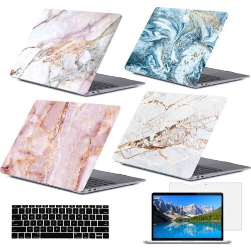 2020 New Marble Laptop Case For Macbook Air 13 Cover for Macbook Air Pro Retina 11 12 13 15 Mac Book 13.3 15.4 inch Touch Bar