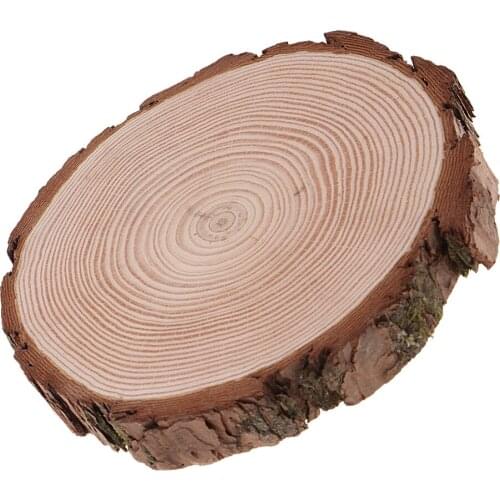 Natural Coaster Set Made of Natural Wood, Wooden Slices Drink Coaster