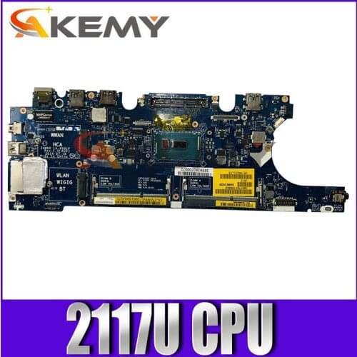 Original laptop Mainboard For DELL Latitude E5250 Pentium 2117U CN-0951NX 0951NX LA-A891P SR1DX DDR3 MOTHERBOARD