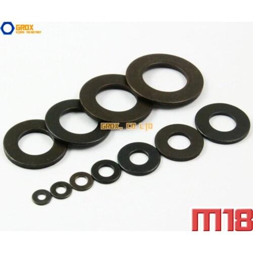 20 Pieces M18 Flat Washer 8.8 Grade Alloy Steel