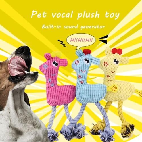 Plush Dog Squeaky Toy Kong Dog Accessories Yorkshire Terrier Interactive Toys Pet Supplies Rope Puppy Chew Toys Free Shipping