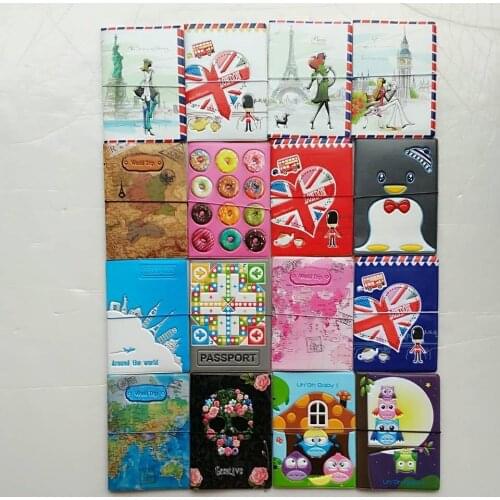 Travel Around The World Map Passport Cover,Card Bag,Passport Holder,Business Card Holder,PVC Leather Credit Card Holder Men