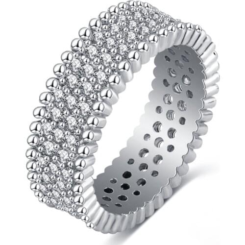 YaYI Jewelry Fashion Princess Cut Claw Set More 100pcs White Cubic Zirconia Silver Color Engagement Wedding Party LoversRings