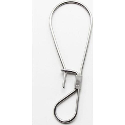 2pcs/lot Live Fish Button Stainless Steel Fishing Lock Buckle Snaps Strong pull Portable Accessories Fishing Tackle