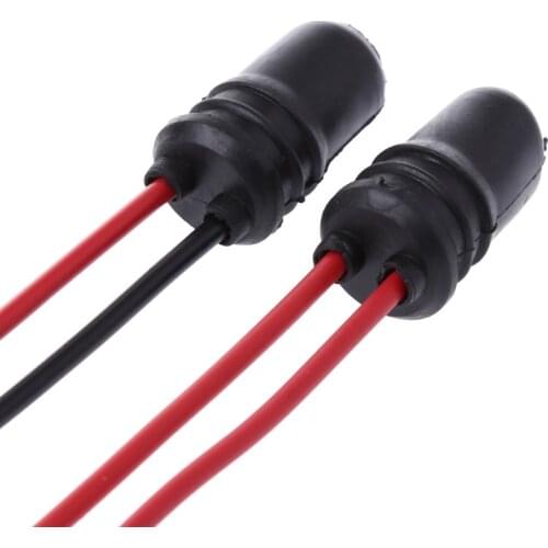 2Pcs W5W T10 Auto Car Light Bulb Socket Holder Boats Connector Extension