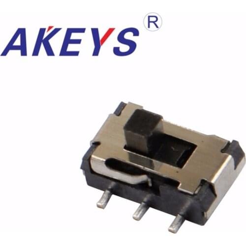 20PCS MST-22C01A G1.5 MINI slide switch 2P2T SMT SMD 6 pin 2 position mini toggle switches with fixed pin SK-08