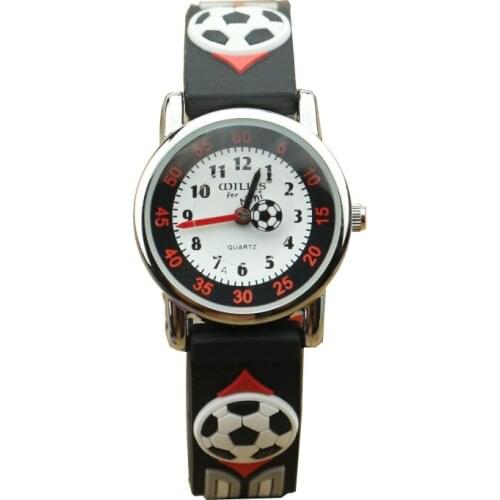 2019 NAZEYT brand Children Watch Diversity Cartoon SOCCER 3D waterproof Watches Bright Color Stylish Analog jelly Watches