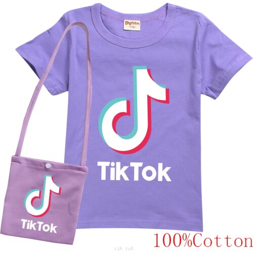 2020 baby boys and girl T 100% Tik Tok T Shirt Children T Shirts Boys Clothing Kids Clothes Summer Top 3-16years