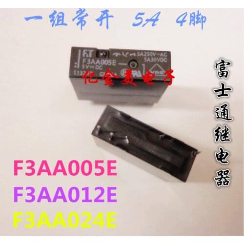 F3AA005E F3AA012E F3AA024E A set of normally open 5A4 4-pin relays