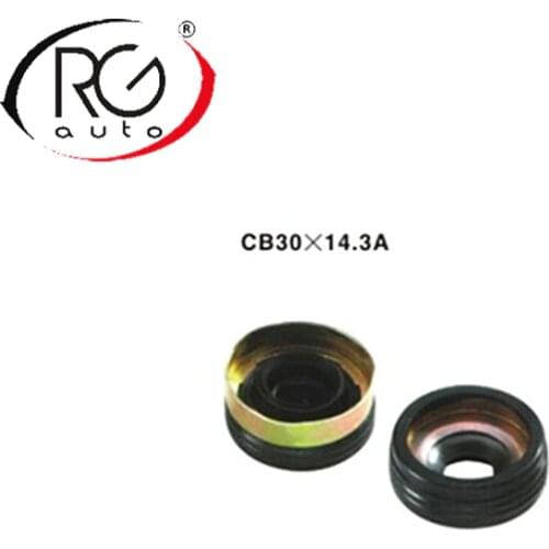 Car compressor shaft seal oil seal/ LIP TYPE Rubber-mounted shaft seal/for TAMA TM08-16 R134a,compressor