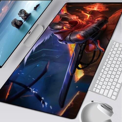 Extended Large Gaming Mouse Pad 800x300mm Rubber Desk Pad Anime XXL Notbook Computer Mousepad Gamer Keyboard Mouse Mats for LOL