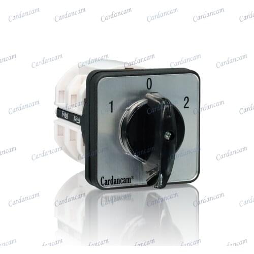 Cardancam Universal Switch TA10-63(LW26/LW39/LW38/CA10/C26)Rotary Swtich Cam Switch Ui660V Ith 63A 1-0-2 1P/2P/3P/4P