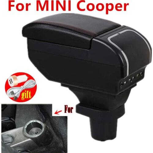 For MINI Cooper R53 R56 R57 R58 R60 Countryman car accessories interior Retrofit parts Car Armrest box Storage box