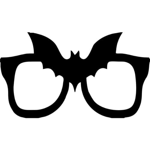 MIGNATIS - Batman Logo Sticker On Glasses Mural Art Decal For Car Window Loptop Decoration Vinyl Stickers Waterproof Self Adhesi