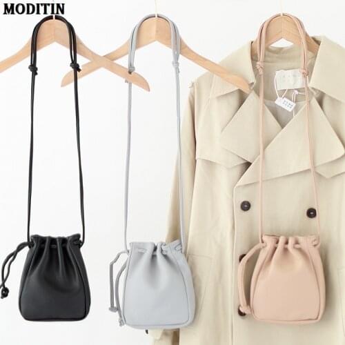 Small Cute Mobile Phone Bags for Women Free Shipping Fresh Crossbody Bags in Bucket Pretty Students Shoulder Bag Bolsa Feminina