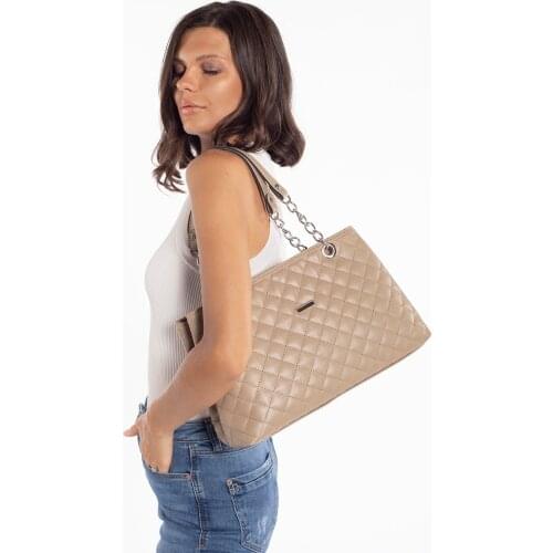 Mink Women 'S Large Quilted Chain Bag